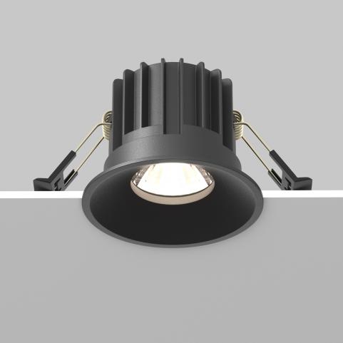 Точечный светильник Maytoni Technical Downlight 2200-4000K Round DL058-12W-DTW-B
