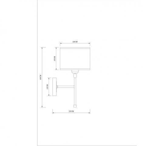 Бра Arte Lamp Jamie A4090AP-1BK