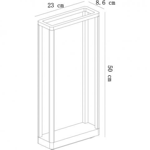 Уличный фонарь Arte Lamp Hassaleh  A3374PA-1BK