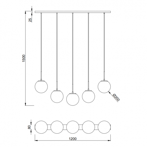 Подвесной светильник Stilfort Antell 2168/02/05PL