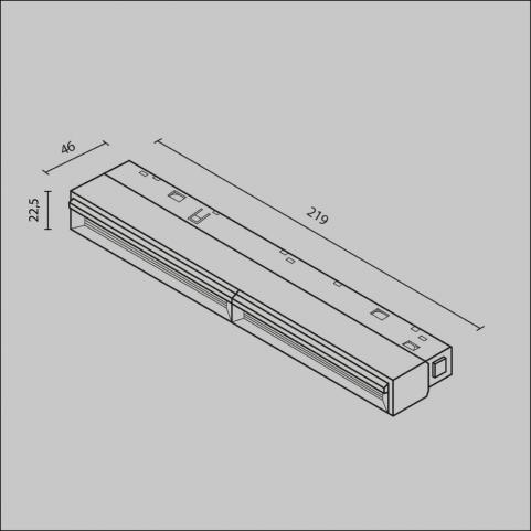 Трековый светильник Maytoni Technical Exility 3000K  Parete TR106-2-12W3K-B