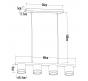 Светильник подвесной Arte Lamp Legacy A8024SP-4BK