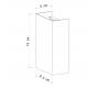 Настенный уличный светильник Arte Lamp Algol   A5640AL-2WH