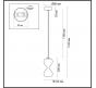 Подвесной светильник Odeon Light Glessi 5093/4LA