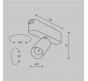 Трековый светильник Maytoni Focus LED Radity 4000K TR103-1-5W4K-M-W