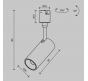 Трековый светильник Maytoni Technical Elasity 3000K Focus Led TR163-1-5W3K-M-B