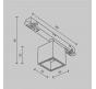 Трековый светильник Maytoni Technical Exility 3000K  Alfa S TR133-2-7W3K-W