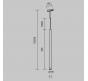 Трековый подвесной светильник Maytoni Technical Levity 3000К Skim TR191-1-3W3K-M-BW