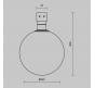 Уличный трековый светильник Maytoni Outdoor Luna  O-TR01-2-S-9WB3K